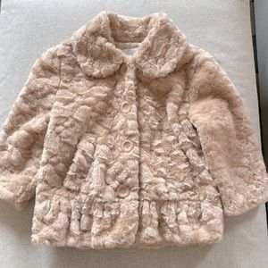 Pink Faux fur coat